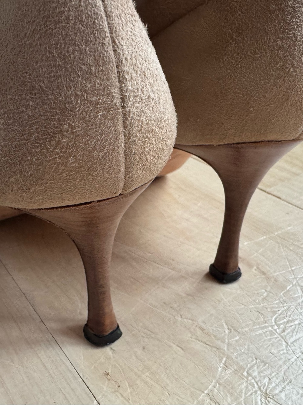 Manolo Blahnik Suede Knee-High Boots - Picture 5 of 12
